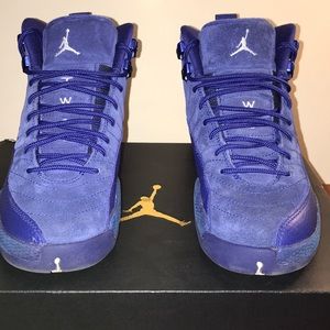 jordan 12 retro blue suede